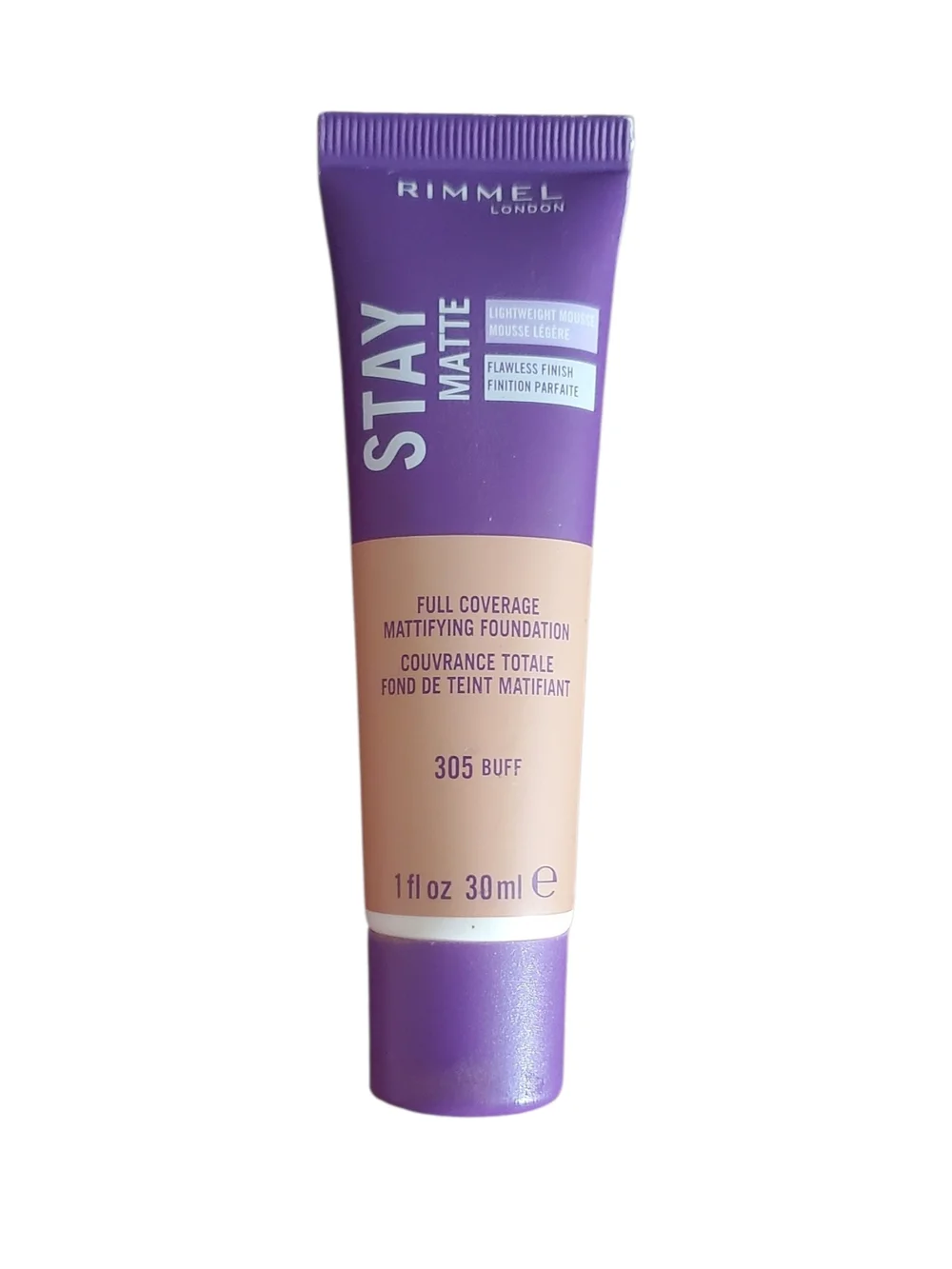 Rimmel Stay Matte Full Coverage Foundation - 305 Buff (Light Neutral)